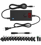 Arkare 36W Universal AC Adapter 12V 3A Variable Power Supply Adapter AC 100-240V to DC 3V 5V 4.5V...