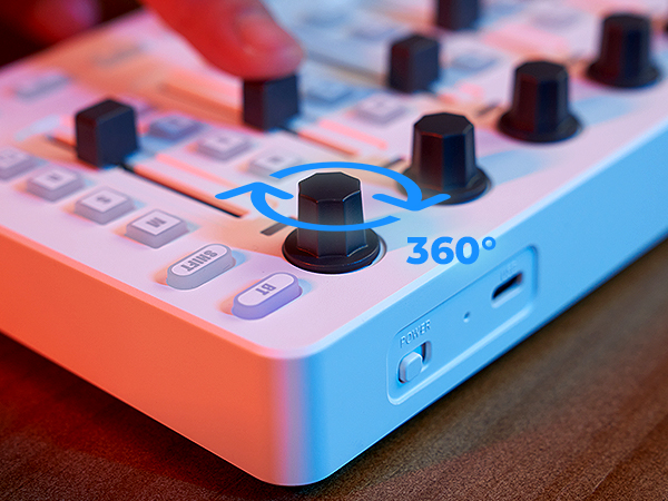 usb midi controller mixer