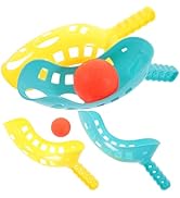2 Sets Interactive Toss and Catch Suits Beach Toys Outdoor Playset Suits for Scoop Ball Thrower S...