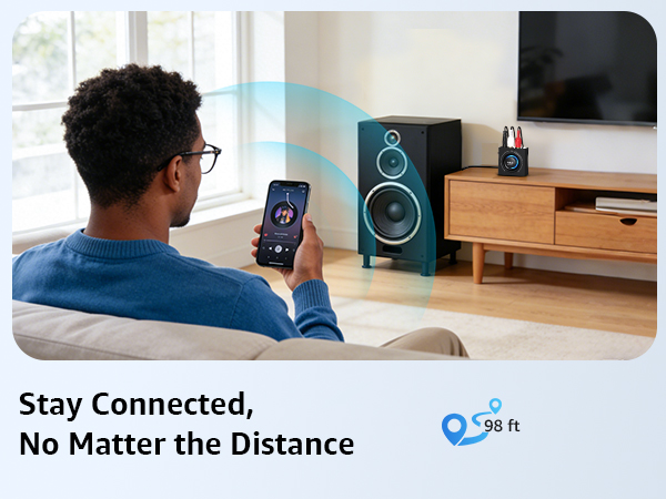 Bluetooh Receiver with Long Range Connection