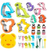 Sandwich Cutter for Kids 32 Pcs Biscuit cutter Uncrustables Sandwich Maker, DIY Sandwich Mold Cut...