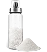 Loscarol Sugar Dispenser with Pour Spout & Lid, 11 oz Glass Sugar Shaker Jar for Coffee Bar,Tea &...