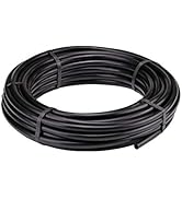 Raindrip 062010P 0.710 in. Supply Tubing, Black Polyethylene, 100 ft.