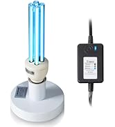 uvcoolplunge Powerful 25W UV Light Portable Ozone Ultraviolet Light with 3-Gear Timer, 110V Clean...