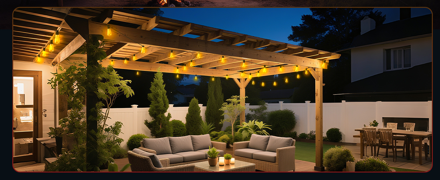 outdoor string lights