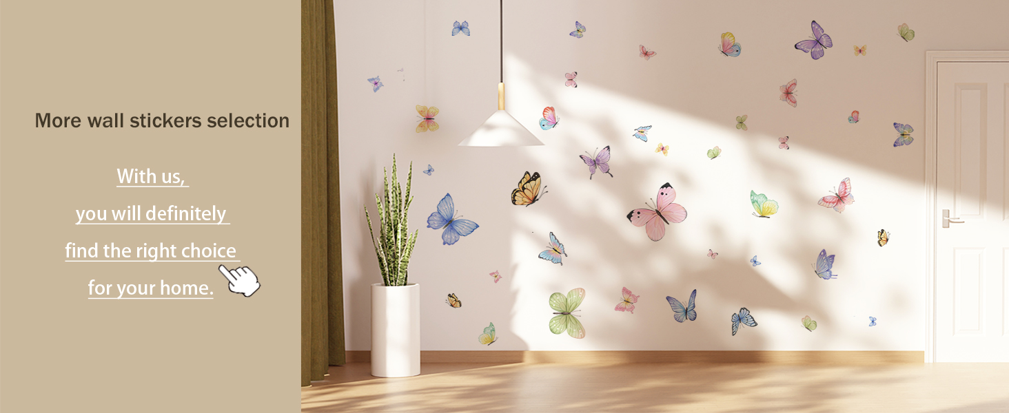 more wall decor, btterfly flower animals tree jungle quotes wall art