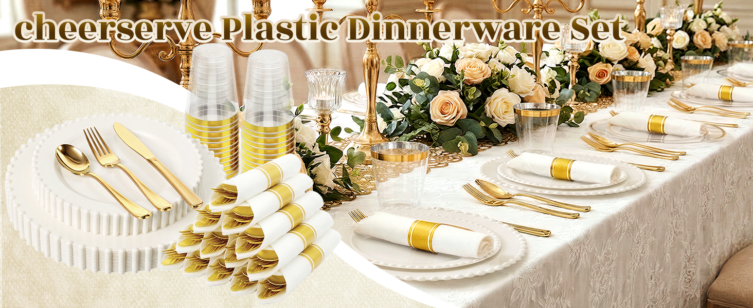 plastic dinnerware set