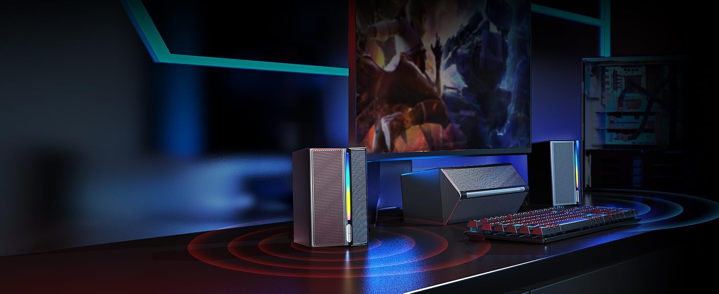 gaming streaming speakers for desktop