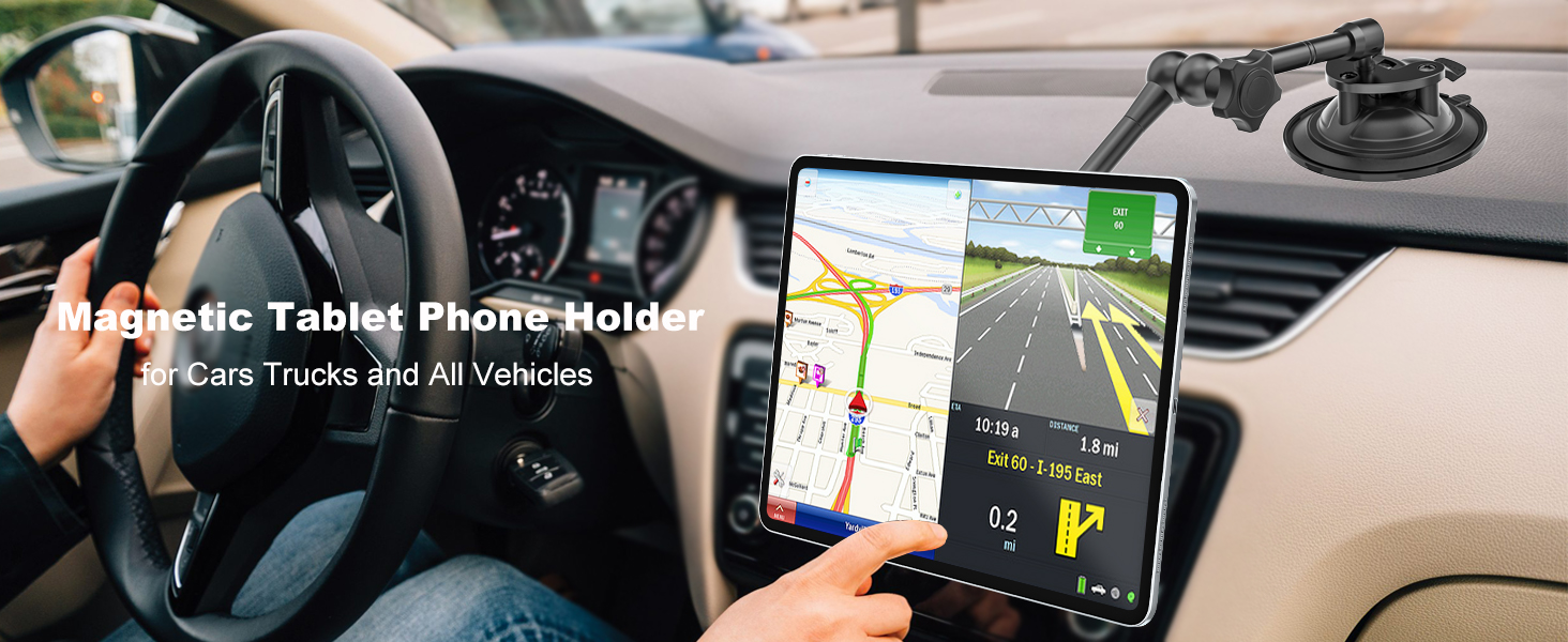 car magnetic tablet holder