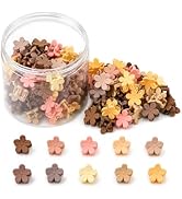 ADIASAI 100PCS Mini Flower Hair Clips, Colorful Small Hair Clips Cute Mini Claw Clips Jaw Clips H...