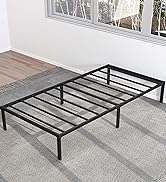 Maenizi 12 Inch Full Size Bed Frame No Box Spring Needed, Heavy Duty Metal Platform Bed Frame Ful...