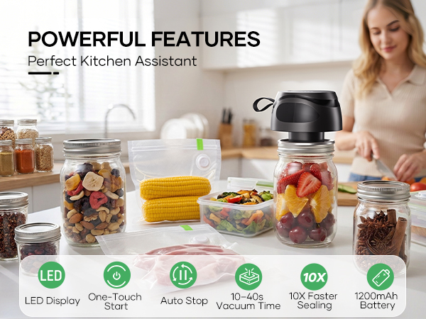 Mason Jar Vacuum Sealer