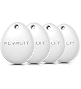 Air Tracker Tags-4 Pack for Apple Find My (iOS Only), Official MFi Certified, Smart Bluetooth Key...