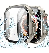 Goton Waterproof Case for Apple Watch Ultra 49mm Screen Protector, Full Protective Hard PC Bumper...