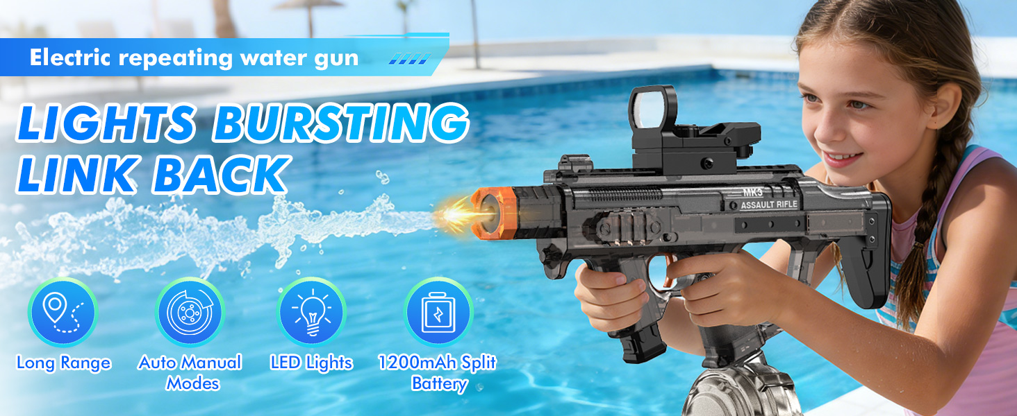 Electric Water Gun for Adults Kids