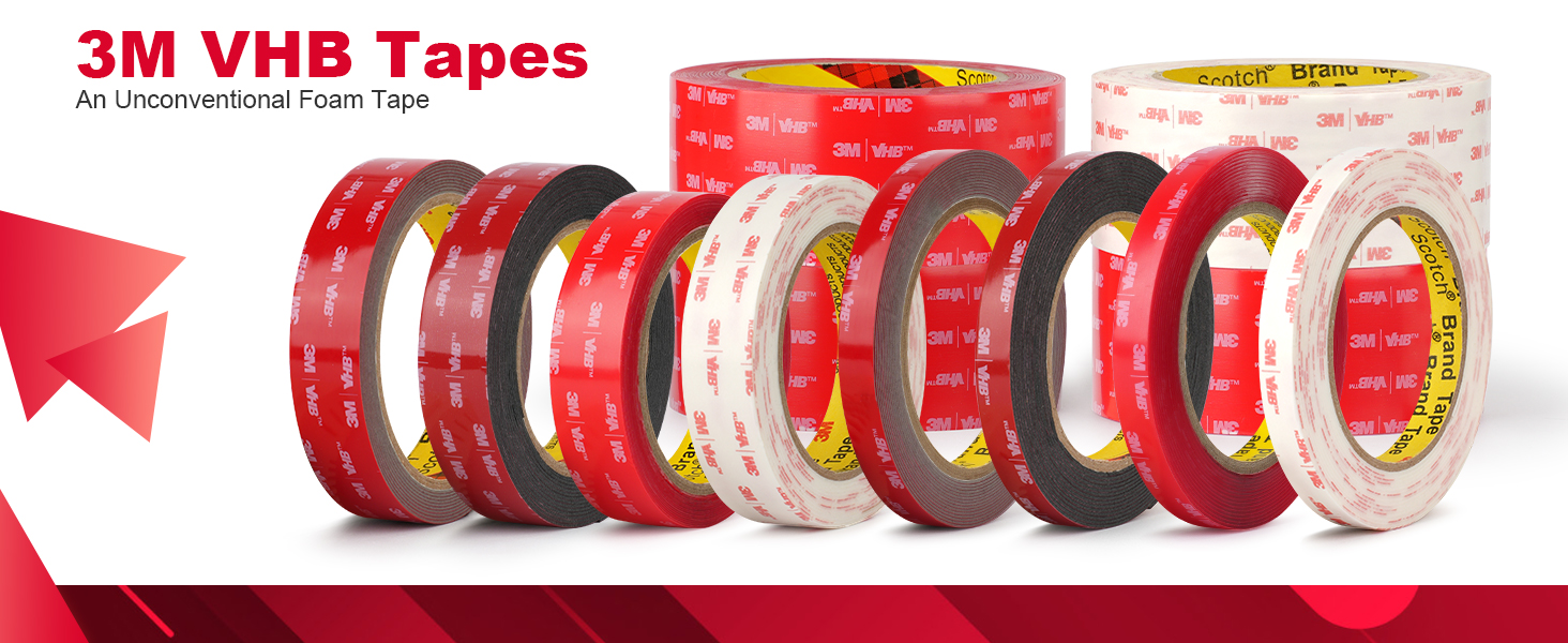 3m double sided mounting tape vhb heavy duty foam tape strong adhesive