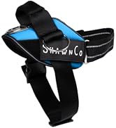 ShawnCo Essential Pro Dog Harness, No-Pull Pet Vest with 3 Leash Clips and Removable, Reflective ...