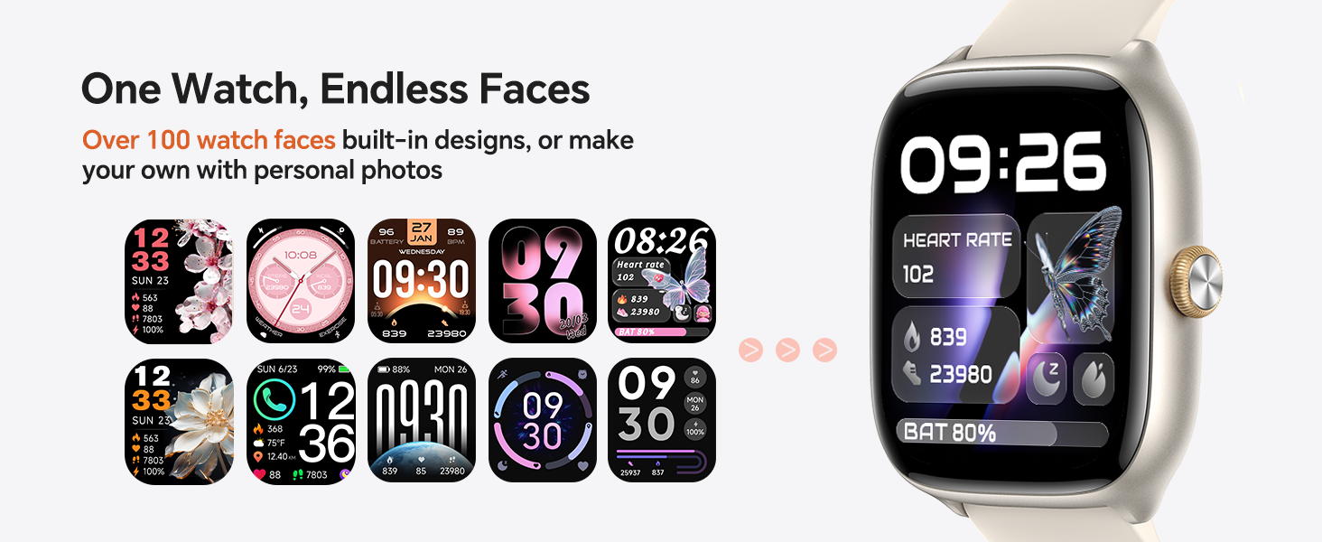 1.75“ AMOLED Smart Watches for Women