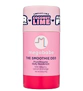 Megababe Daily Deodorant - The Smoothie Deo with Fruit Enzymes | Aluminum-Free, All Natural | 2.6 oz