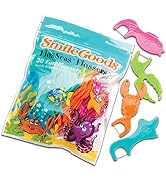 SmileGoods FlosSeas Flossers, 30 Flossers Per Pack, Bulk Case of 12 Packs, 360 Total Flossers