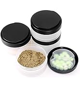 Hydro2Go 2pc Protein Jars with Pill Tray, Replacement Storage Container for 16oz Shaker Bottle wi...