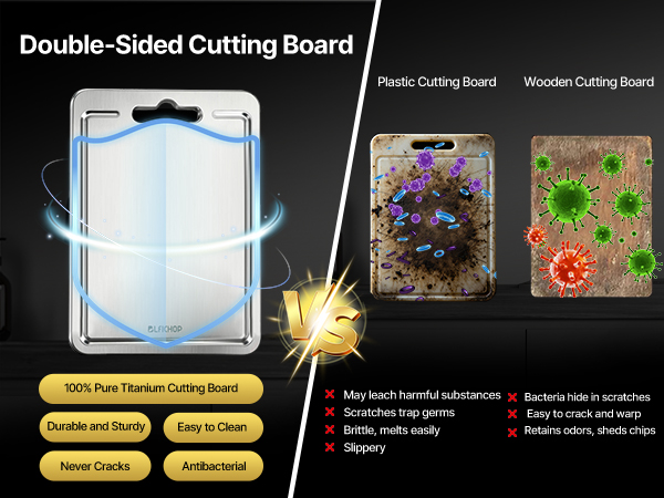 double sided cutting board