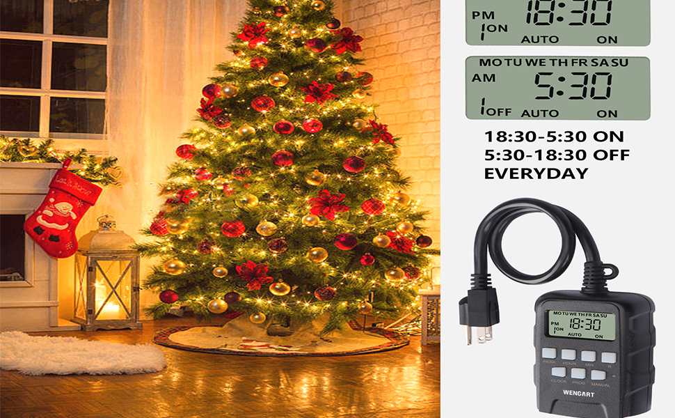Christmas light timer
