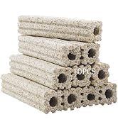 PINVNBY 6.2 Inch Large Filter Media for Aquarium,10 Pcs Fish Tank Ceramic Bio Blocks for Freshwat...