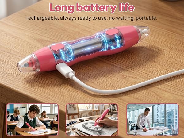 rechargeable electric eraser