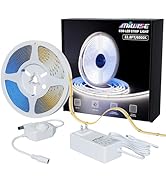 MIWISE COB LED Strip Light 32.8ft/10m,CRI 90+ Daylight White 6000K High Lumen Dimmable Super Brig...