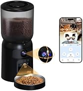 Automatic Cat Feeder with 2K Dual HD Cameras, 2.4/5G WiFi 6L Feeder, Pet Feeder Automatic for Cat...