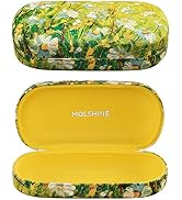 molshine Hard Shell Sunglasses Case,Classic Large Glasses Case for Women Men,Sunglass Eyeglasses
