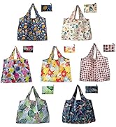 voofly Reusable Grocery Bags, 3 | 5 | 7 Pack Heavy Duty Foldable Shopping Bags Washable Portable ...