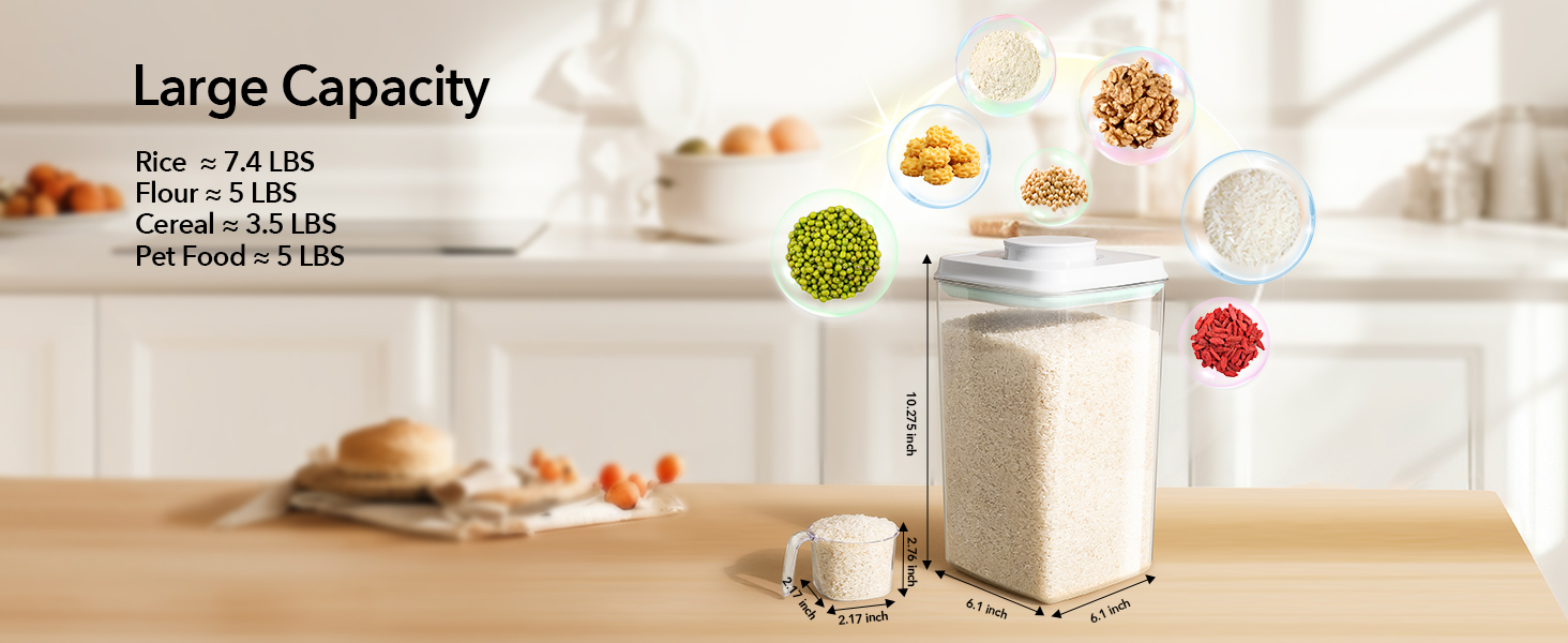 Flour and sugar container