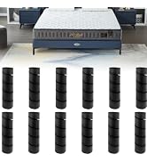 12PCS Bed Frame Toe Protectors, 6" Bed Frame Leg Covers, Protects Toes from Collisions with Furni...