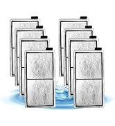 DXOPHIEX 8PCS Replacement Cartridge for Aquarium Internal Filter, Aquarium Filter Cartridge for S...