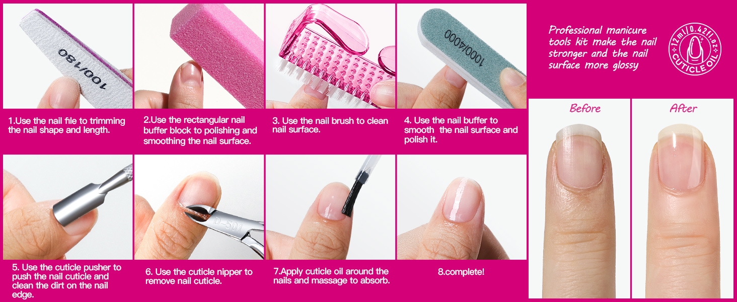 nail buffers and files
