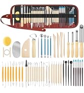 UUSYCUN 52PCS Pottery Tools for Sculpting, Ceramics Clay Tools for Pottery Kiln, Pottery Wheel, T...