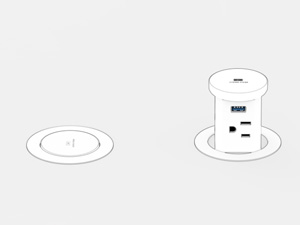 conference table power hub desk plug station recessed power strip power outlet pop up socket