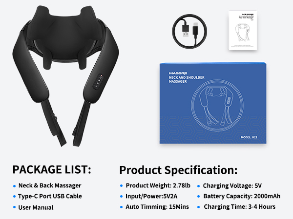 shiatsu neck and back massager