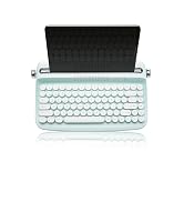 YUNZII ACTTO B303 Wireless Typewriter Keyboard, Bluetooth Connection, Cute Retro Aesthetic Design...