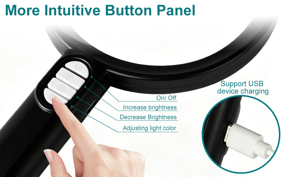 handheld magnifying glass