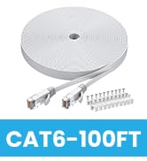 Cat6 Ethernet Cable 100 FT