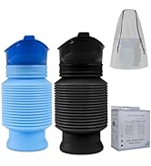 KkaFFe Pee Bottles for Men, Adjustable Emergency Urinal, Car Pee Bottle for Men and Women, Portab...