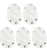 GANPUB 5 Pcs Baby Jumpsuit Diaper Infant Romper Length Extender Bodysuit Snap Button Extended Dia...