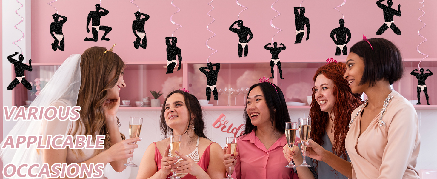 30 Pcs Funny Dancer Hanging Swirls Decoration