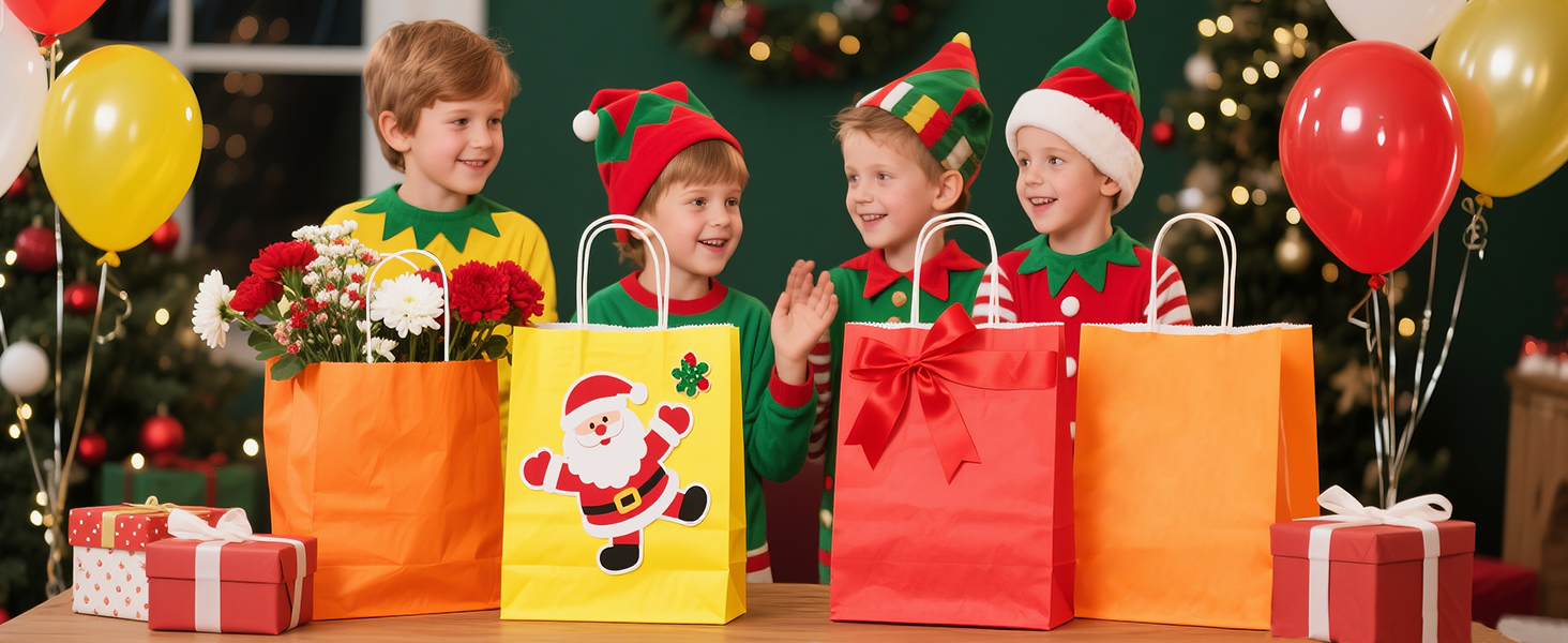 Colorful Gift Bags perfect for themed parties, events, and gift wrapping