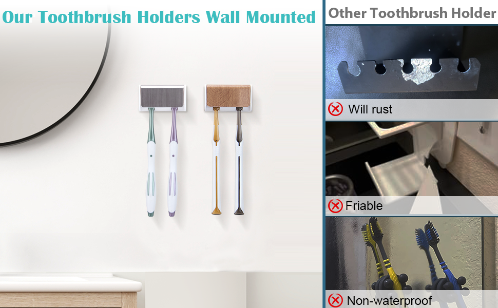 toothbrush holder wall mounted