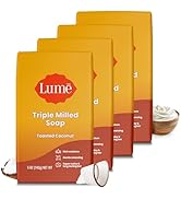 Lume Triple Milled Bar Soap - Rich Moisture & Gentle Cleansing - Paraben Free, Phthalate Free, Sk...