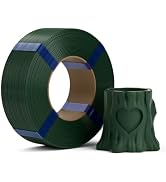 DEEPLEE PLA Basic Refill Filament 1.75mm, 1KG Dark Green | No Spool 3D Printer Filament, Dimensio...